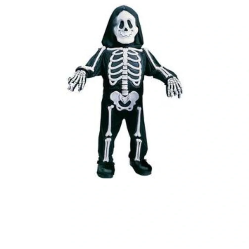 Totally Ghoul skele bones skeleton costume. NWT 4-6(hs)